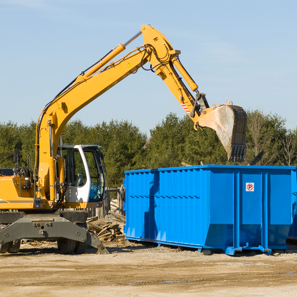 can i pay for a residential dumpster rental online in East Charleston